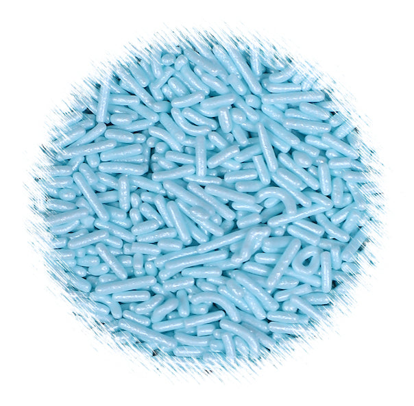Shimmer Light Blue Jimmies | www.sprinklebeesweet.com