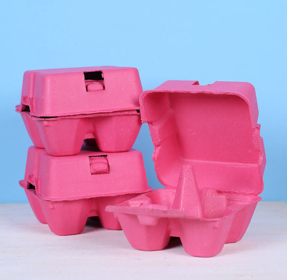 Pink Egg Cartons: 4 Egg | www.sprinklebeesweet.com