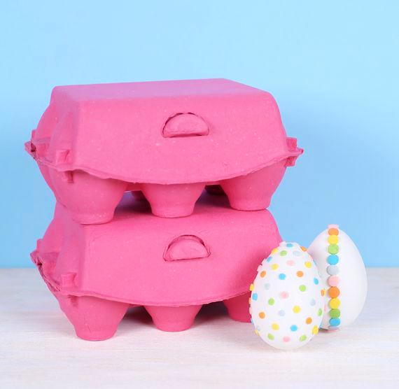 Pink Egg Cartons: 6 Egg | www.sprinklebeesweet.com