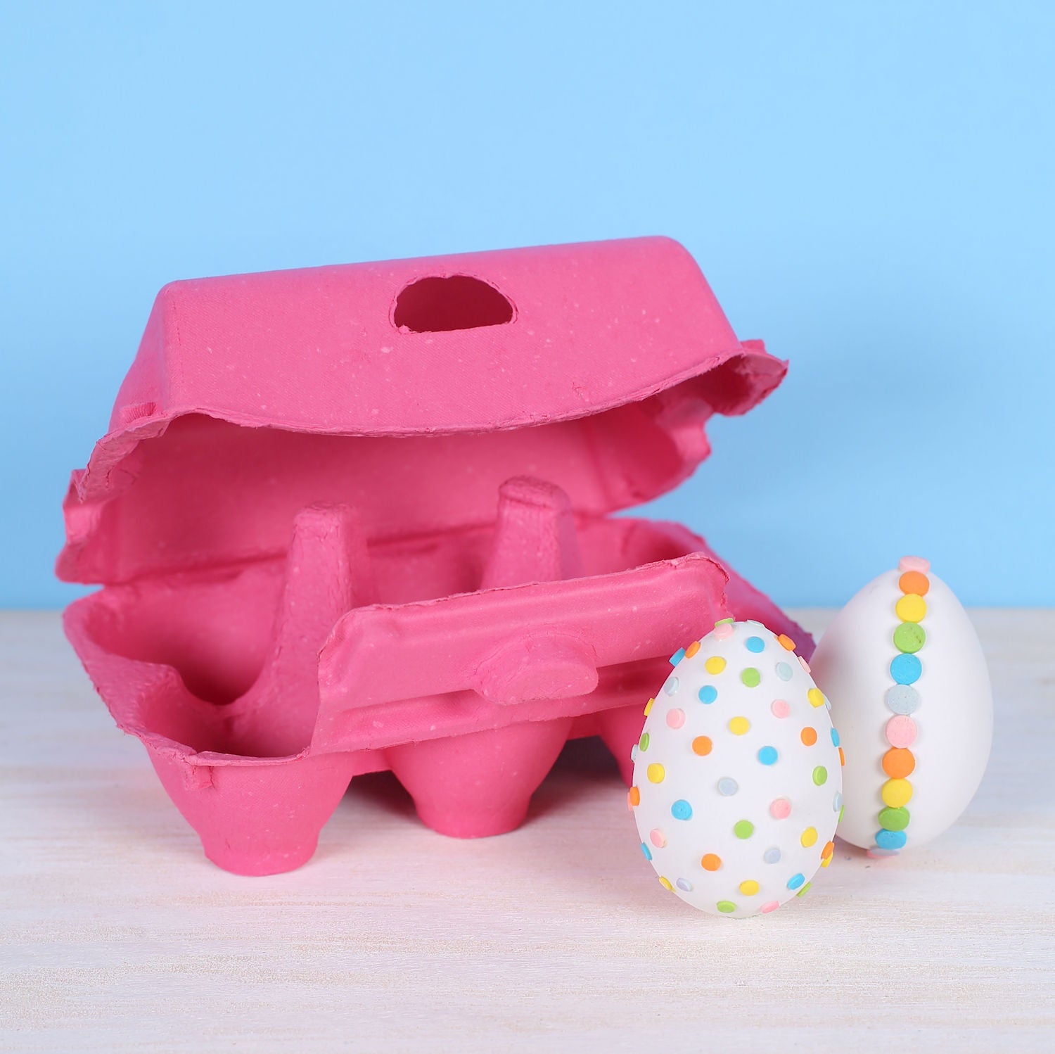 Pink Egg Cartons: 6 Egg | www.sprinklebeesweet.com