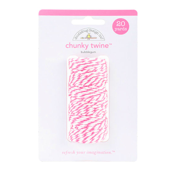 Chunky Bakers Twine: Bubble Gum Pink | www.sprinklebeesweet.com