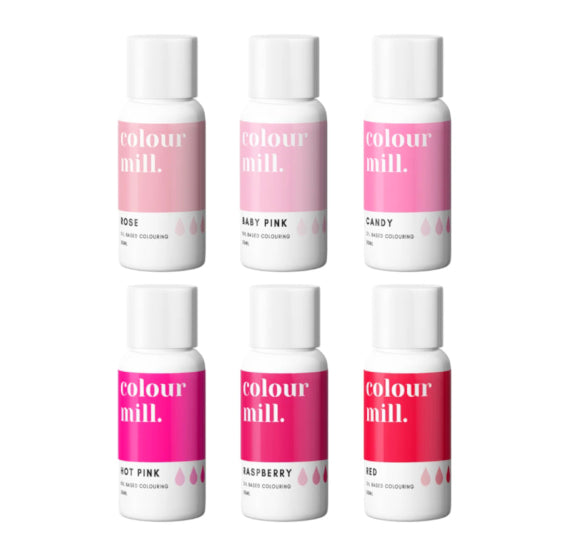 Colour Mill Oil Based Food Coloring Set: Pink | www.sprinklebeesweet.com
