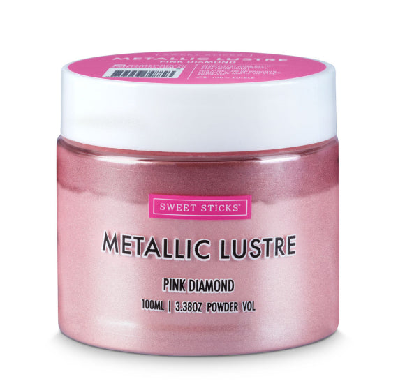 Pink Diamond Luster Dust: Two Sizes Available | www.sprinklebeesweet.com