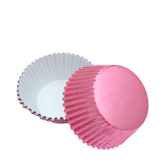 Bulk Cupcake Liners: Light Pink Foil | www.sprinklebeesweet.com