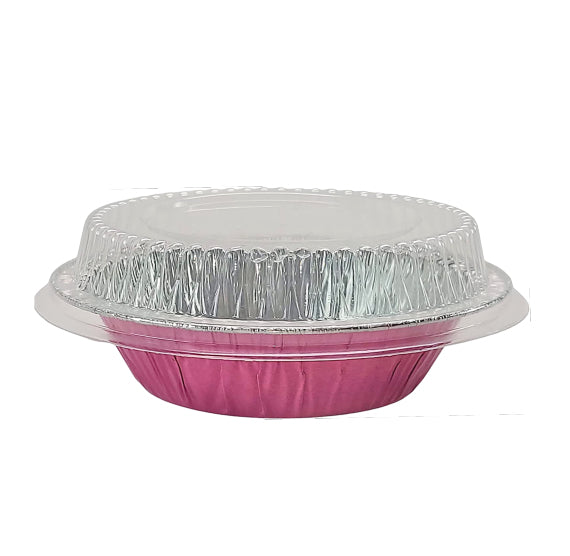 Small 5" Pie Pans with Lids: Pink | www.sprinklebeesweet.com