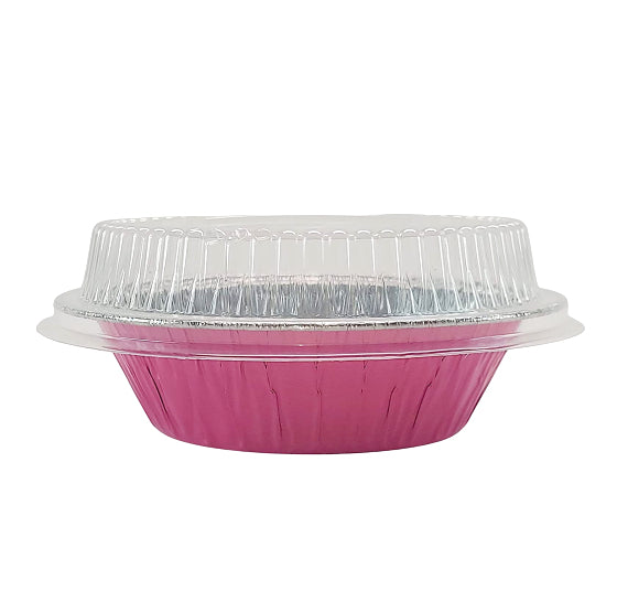 Small 5" Pie Pans with Lids: Pink | www.sprinklebeesweet.com