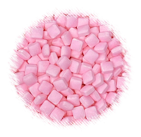 Puffy Square Candy Sprinkles: Light Pink | www.sprinklebeesweet.com
