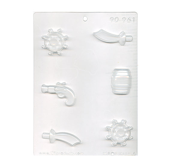 Assorted Pirate Candy Mold | www.sprinklebeesweet.com