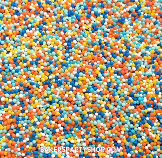 Pool Party Nonpareils Mix | www.sprinklebeesweet.com