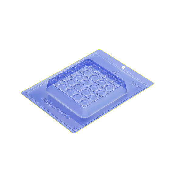 Square Pop It Fidget Chocolate Mold | www.sprinklebeesweet.com