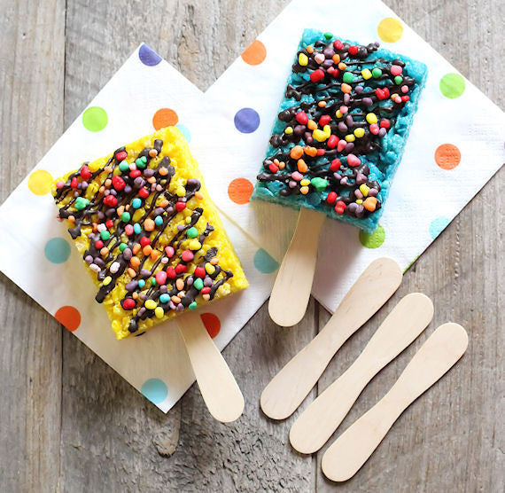 Bulk Small Wooden Ice Cream Sticks: 3.5" | www.sprinklebeesweet.com