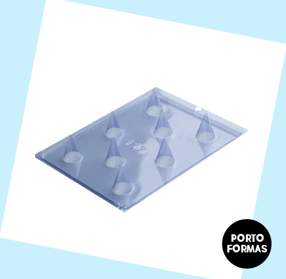 Small Cone Chocolate Mold | www.sprinklebeesweet.com