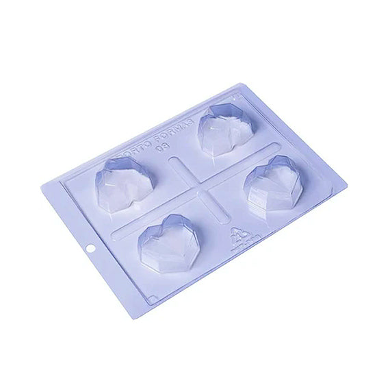 Breakable Diamond Heart Mold: Small | www.sprinklebeesweet.com