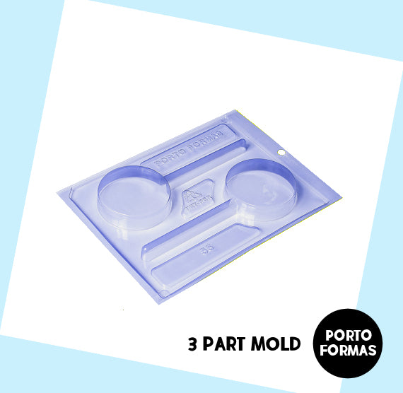 Large Round Lollipop Mold | www.sprinklebeesweet.com