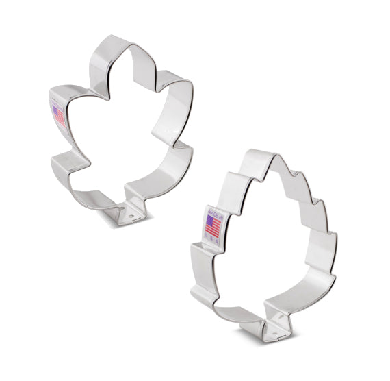 Pretty Fall Leaves Cookie Cutter Set | www.sprinklebeesweet.com