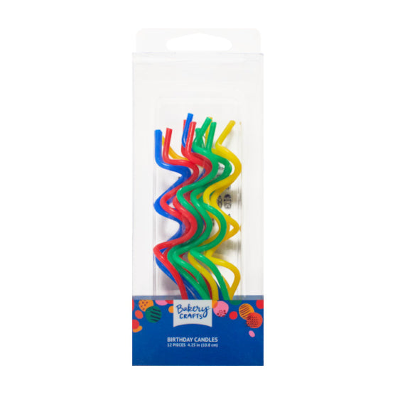 Primary Birthday Candles: Twist | www.sprinklebeesweet.com