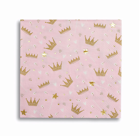 Sweet Princess Napkins | www.sprinklebeesweet.com