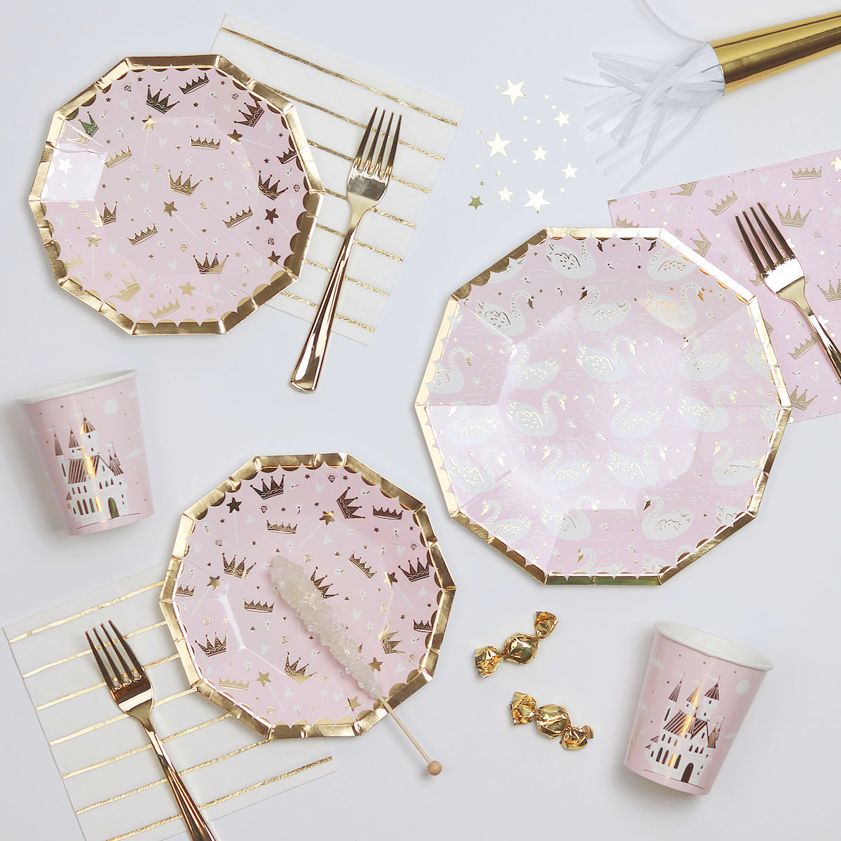 Sweet Princess Napkins | www.sprinklebeesweet.com