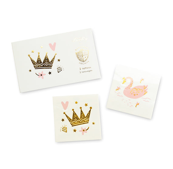 Sweet Princess Temporary Tattoos | www.sprinklebeesweet.com