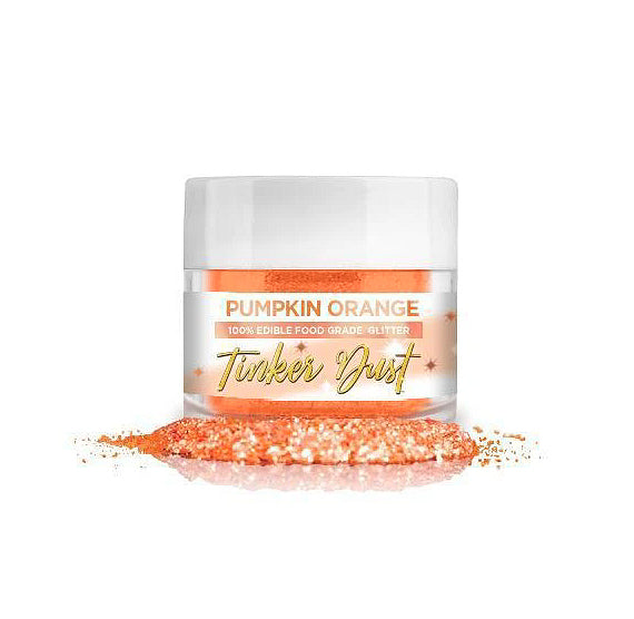 Tinker Dust Pumpkin Orange Edible Glitter | www.sprinklebeesweet.com