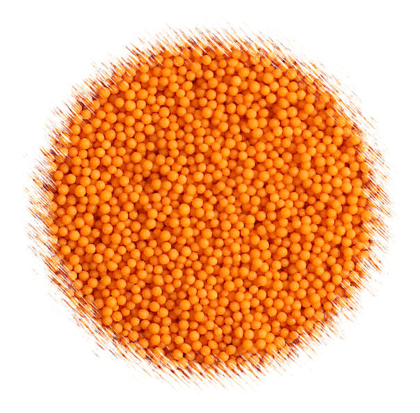 Pumpkin Orange Nonpareils | www.sprinklebeesweet.com