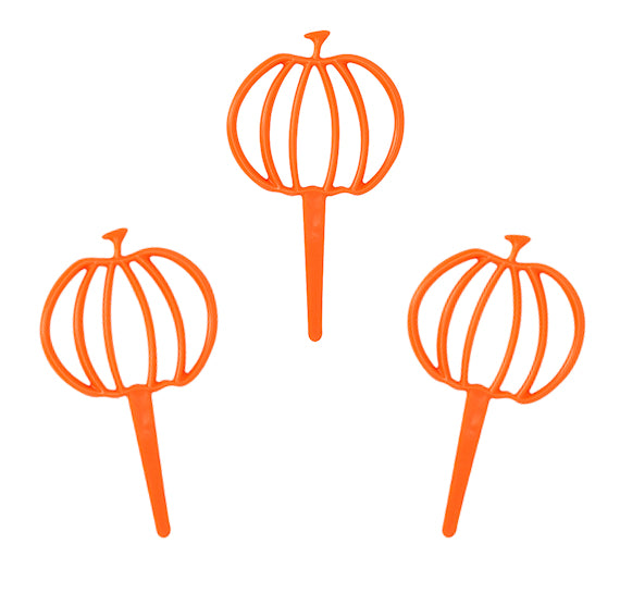 Pumpkin Cupcake Picks | www.sprinklebeesweet.com