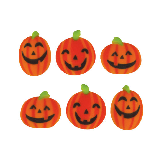 Halloween Sugar Toppers: Pumpkin | www.sprinklebeesweet.com