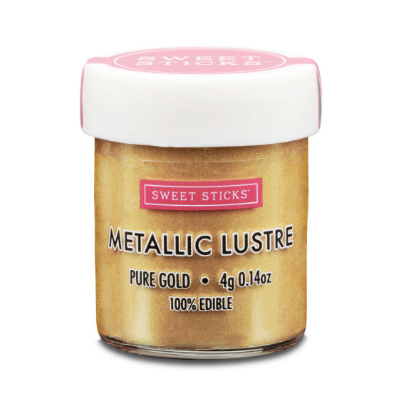 Pure Gold Luster Dust: Two Sizes Available | www.sprinklebeesweet.com