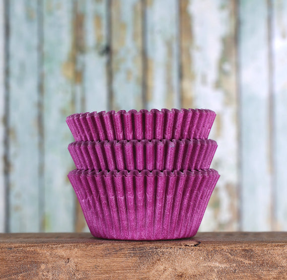 Bulk Purple Cupcake Liners: Solid | www.sprinklebeesweet.com