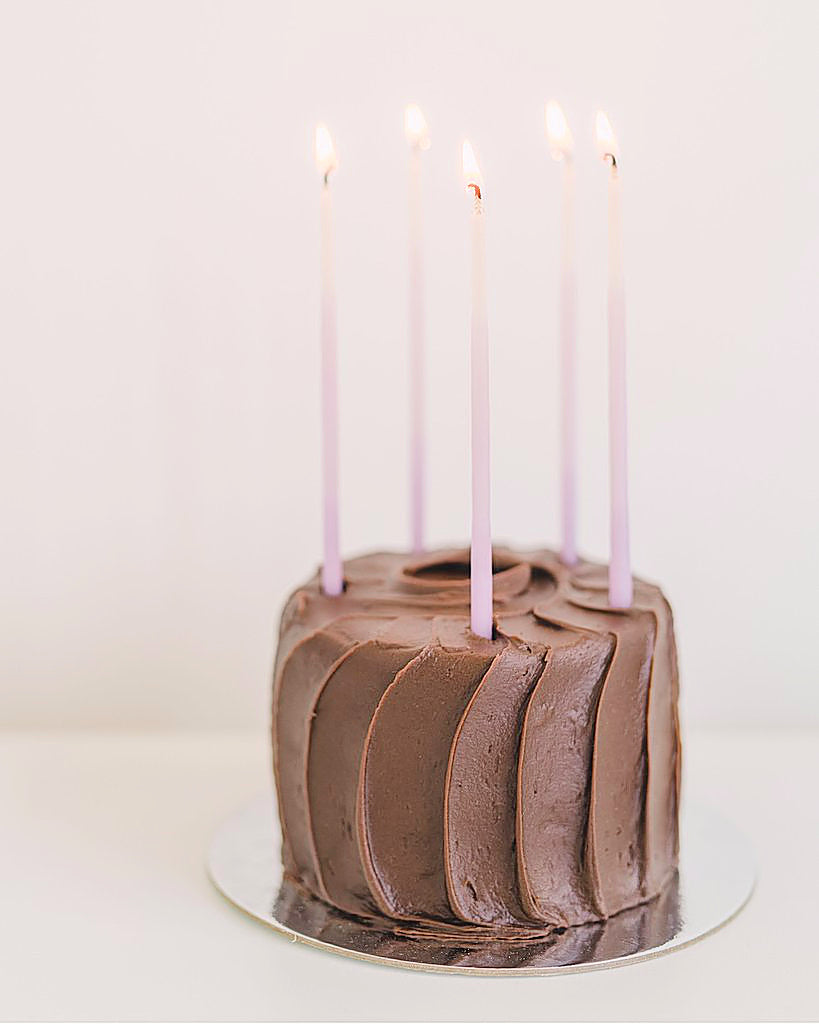 Ivory Birthday Candles: 6" | www.sprinklebeesweet.com
