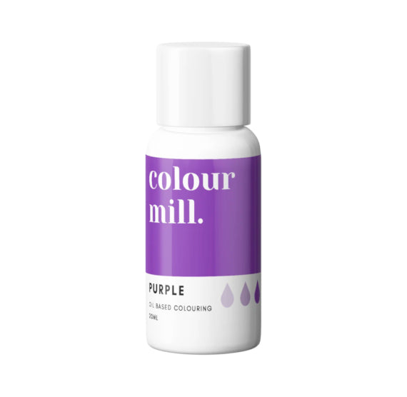 Colour Mill Oil Based Food Coloring: Purple | www.sprinklebeesweet.com
