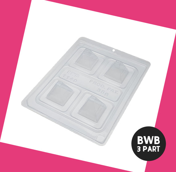 BWB 3 Part Mold: 1140 Pyramid | www.sprinklebeesweet.com