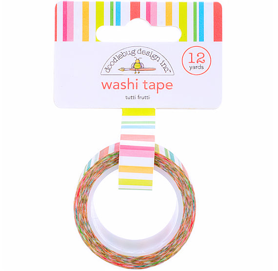 Tutti Frutti Stripe Washi Tape | www.sprinklebeesweet.com