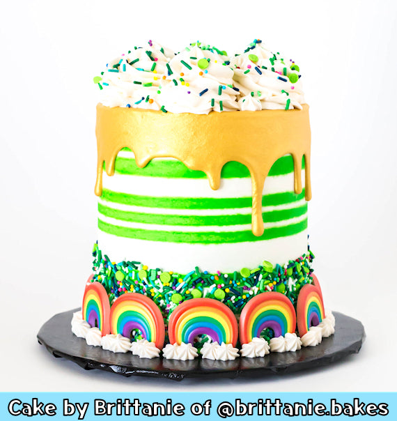 Rainbow Cupcake Topper Rings | www.sprinklebeesweet.com