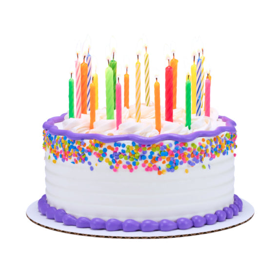 Rainbow Birthday Candles: Glitter | www.sprinklebeesweet.com