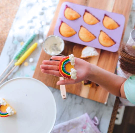 Rainbow Cake Bar Mold | www.sprinklebeesweet.com