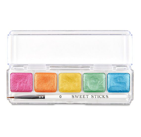 Mini Edible Art Paint Palette: Rainbow | www.sprinklebeesweet.com