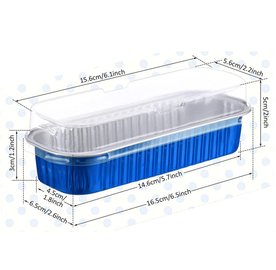 Narrow Cake Pans with Lids: Royal Blue | www.sprinklebeesweet.com