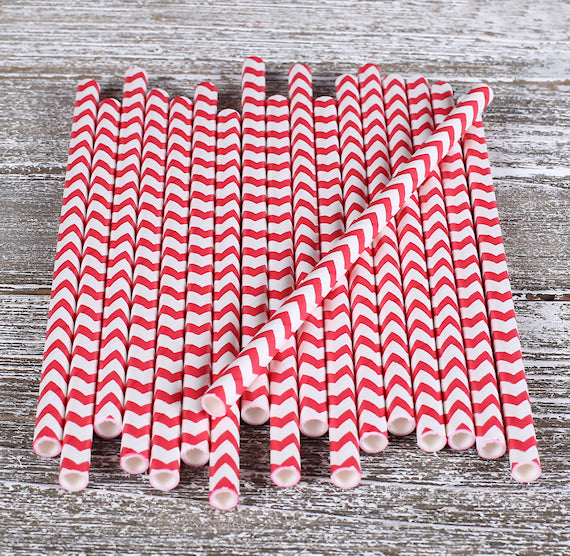 Red Cake Pop Sticks: Chevron | www.sprinklebeesweet.com
