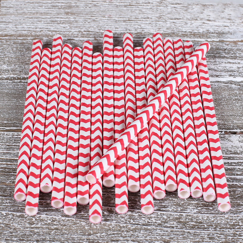 Red Cake Pop Sticks: Chevron | www.sprinklebeesweet.com