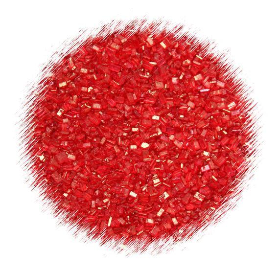 Red Sparkling Sugar | www.sprinklebeesweet.com