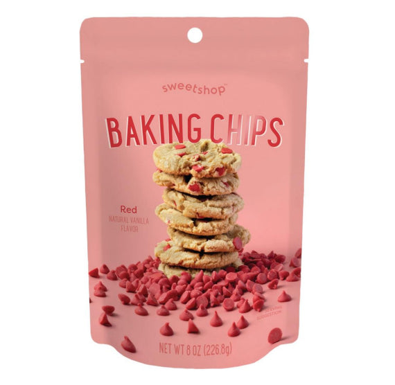 Sweetshop Red Baking Chips | www.sprinklebeesweet.com