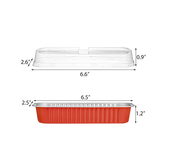 Narrow Cake Pans with Lids: Red | www.sprinklebeesweet.com