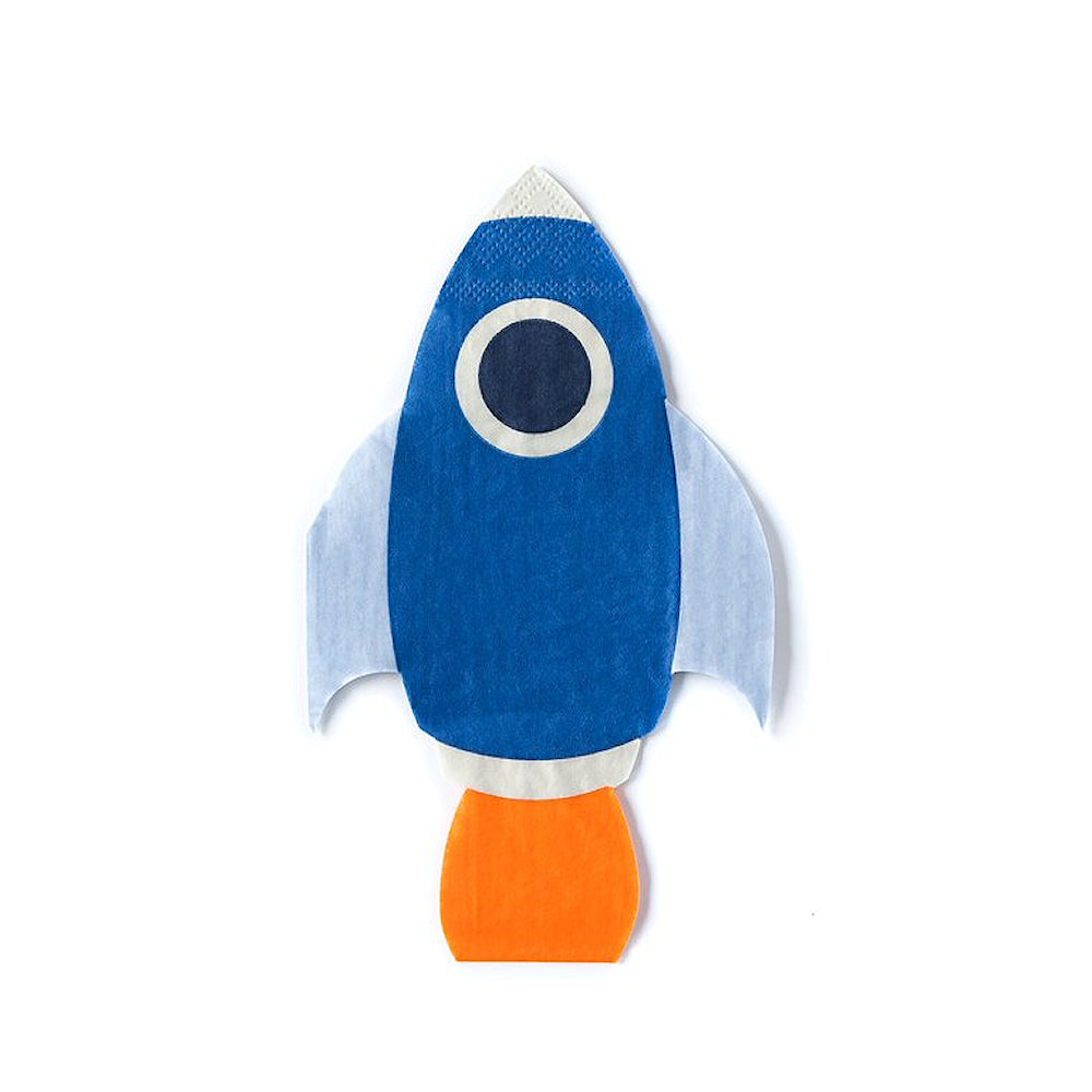 Space Rocket Napkins | www.sprinklebeesweet.com