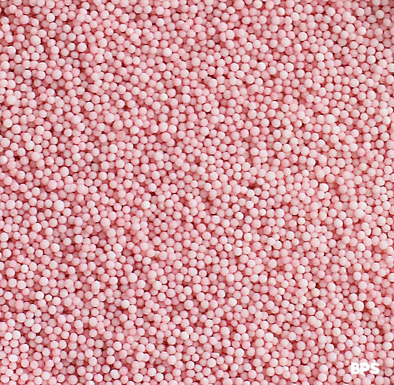 Rose Pink Nonpareils | www.sprinklebeesweet.com