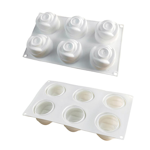 Silicone Dessert Mold: Rose Bud | www.sprinklebeesweet.com