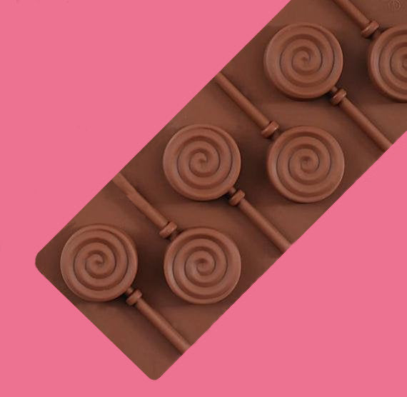 Silicone Swirl Round Lollipop Mold | www.sprinklebeesweet.com