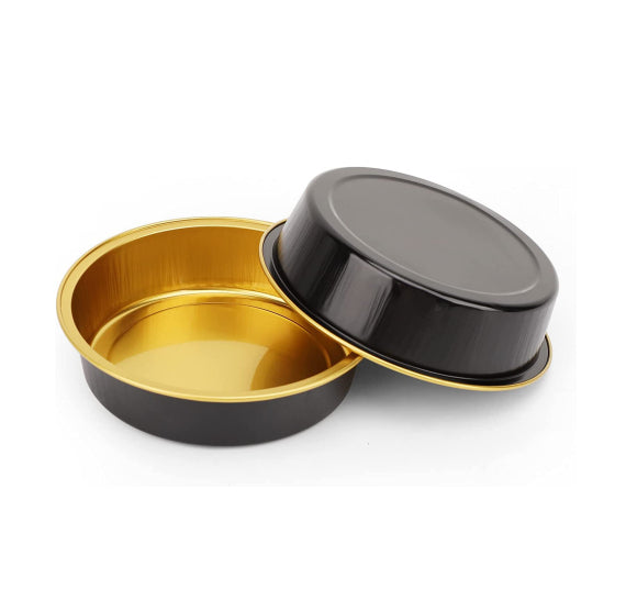 Mini Round Cake Pans with Lids: Black | www.sprinklebeesweet.com