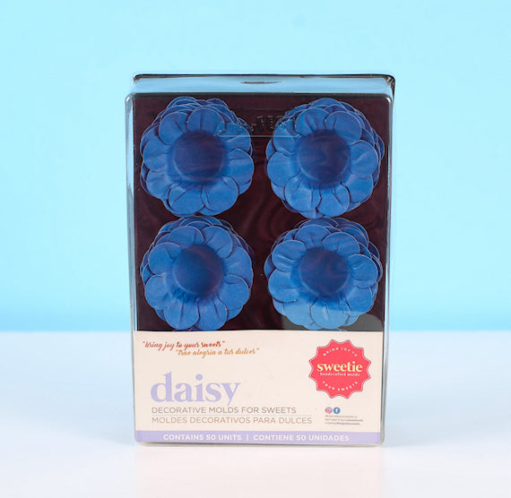 Daisy Flower Candy Cups: Royal Blue | www.sprinklebeesweet.com