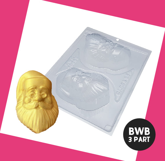 BWB 3 Part Mold: 10053 Santa | www.sprinklebeesweet.com